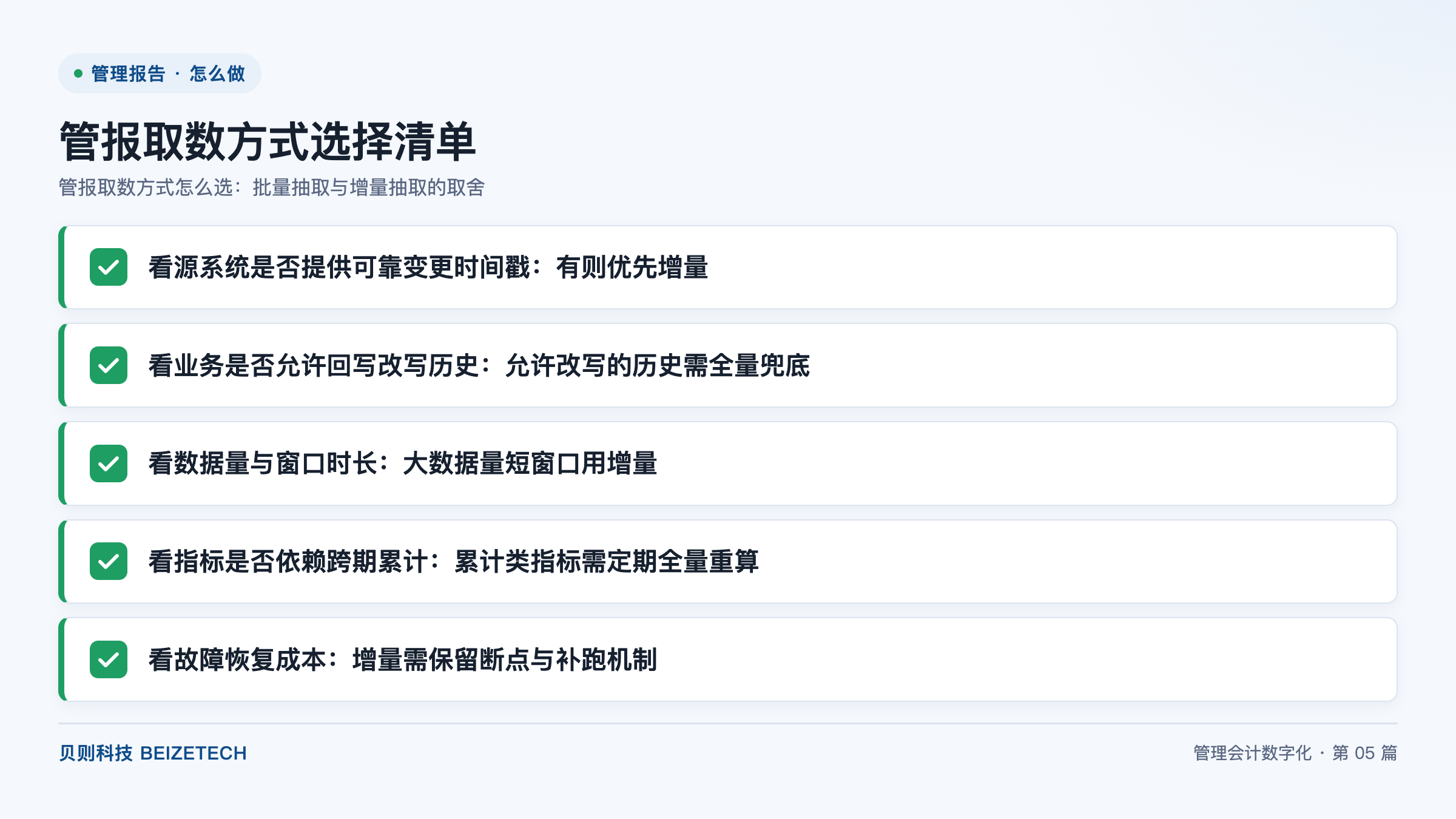 管报取数方式怎么选：批量抽取与增量抽取的取舍