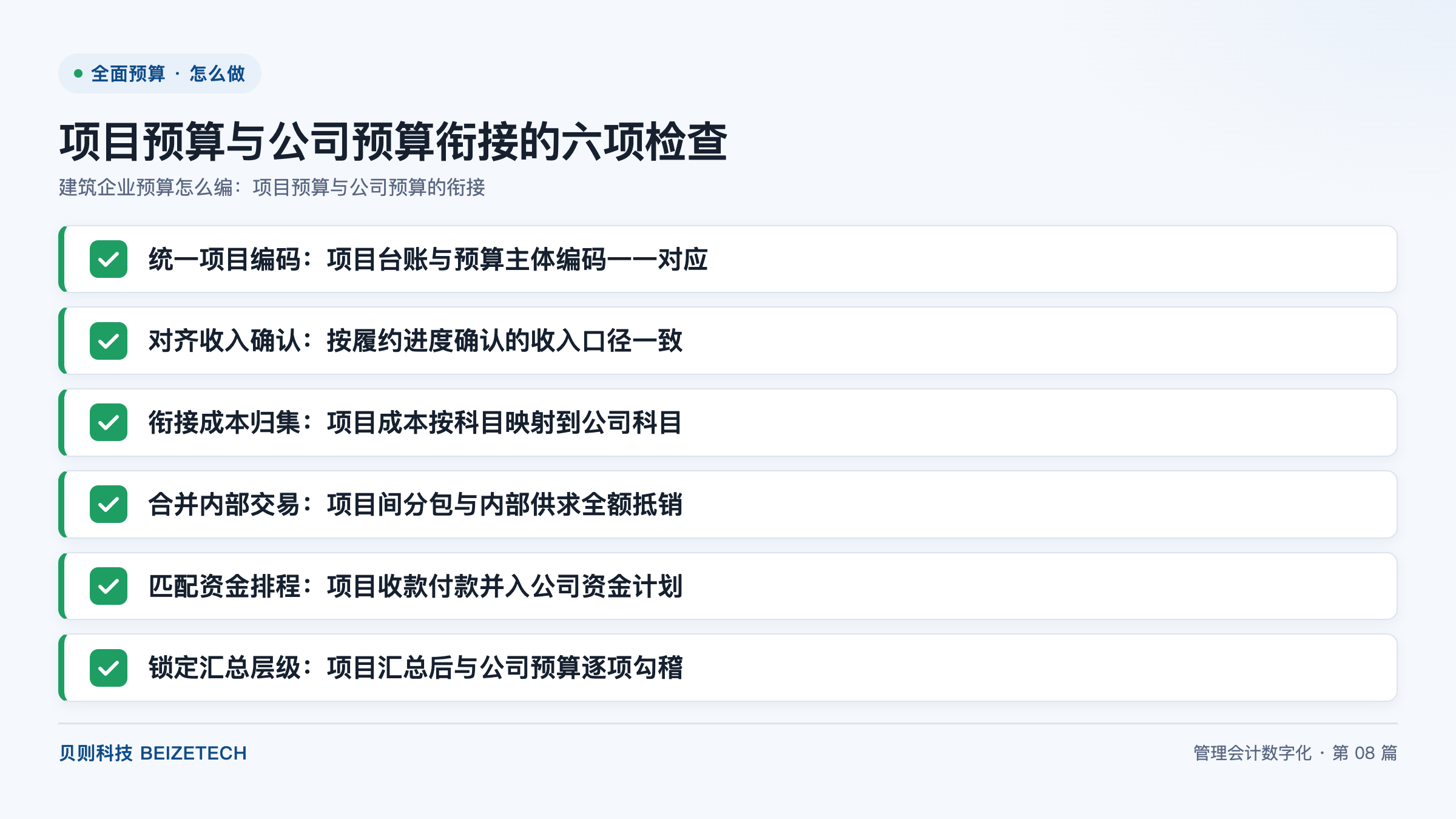 建筑企业预算怎么编：项目预算与公司预算的衔接